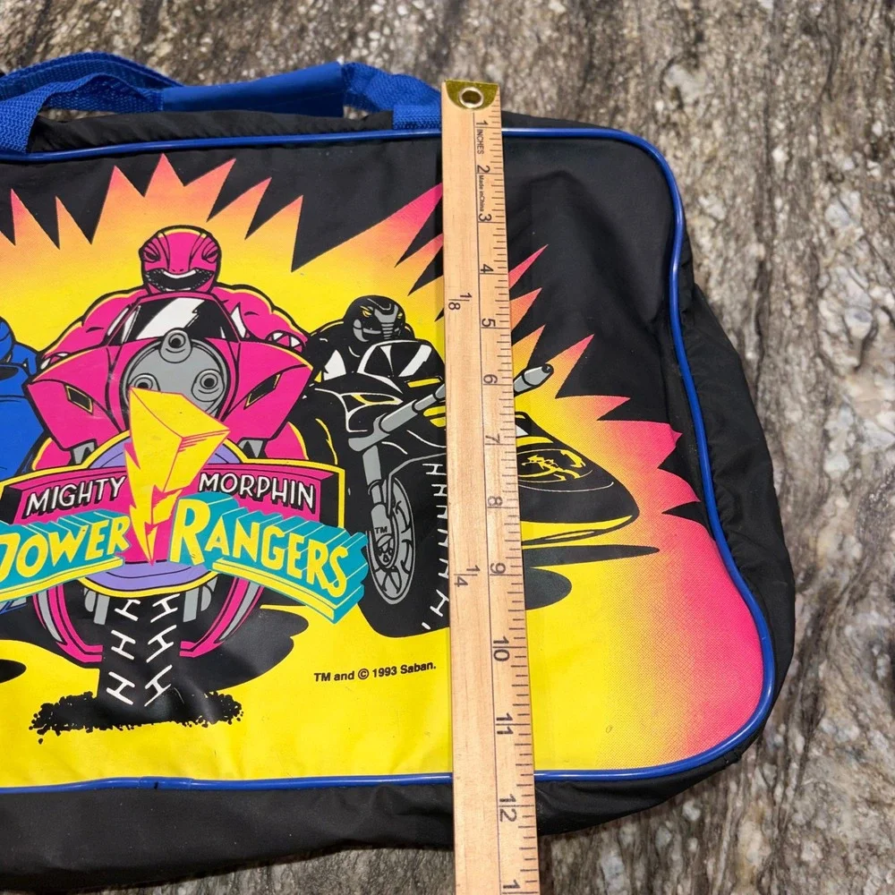 Vintage Travel Bag Kids 1993 Mighty Morphin Power Rangers Ero Industries